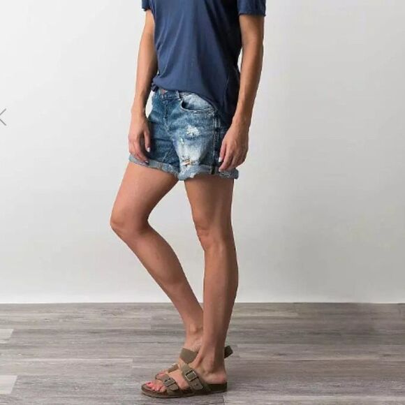 BUCKLE BLACK Fit No. 256 Boyfriend Stretch Short size 25 - Picture 12 of 14